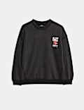 Cotton Rich Graphic Sweatshirt (2-16 Yrs)