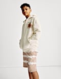 Cotton Rich Printed Zip Hoodie (6-16 Yrs)
