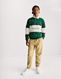 Cotton Rich Colourblock Rugby Sweatshirt (6-16 Yrs)