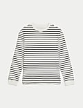 Cotton Rich Striped Top (6-16 Yrs)