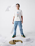 Pure Cotton Motor Racing Graphic T-Shirt (6-16 Yrs)