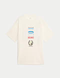 Pure Cotton Motor Racing Graphic T-Shirt (6-16 Yrs)