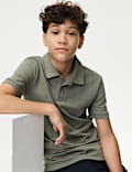 Cotton Rich Textured Polo Shirt (6-16 Yrs)