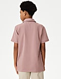 Cotton Rich Textured Polo Shirt (6-16 Yrs)