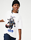 Pure Cotton Print T-Shirt (6-16 Yrs)