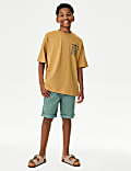 Pure Cotton Graphic T-Shirt (6-16 Yrs)