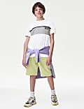 Mesh Colour Block T-shirt (6-16 Yrs)