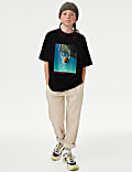 Pure Cotton Basketball T-Shirt (2-16 Yrs)