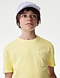 T-shirt με ξεθωριασμένη όψη από 100% βαμβάκι (6-16 ετών)