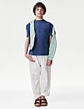 Pure Cotton Garment Dyed T-Shirt (6-16 Yrs)