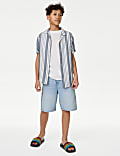 Pure Cotton Shirt & T-Shirt Set (6-16 Yrs)