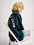 Pure Cotton Graphic T-Shirt (6-16 Yrs)