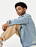 Denim Zip Shirt (2-16 Yrs)