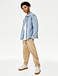 Denim Zip Shirt (2-16 Yrs)