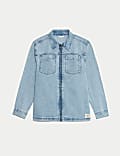 Denim Zip Shirt (2-16 Yrs)