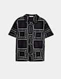 Pure Cotton Patterned Shirt (2-8 Yrs)