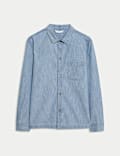 Pure Cotton Denim Shirt (6-16 Yrs)