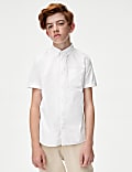 Pure Cotton Plain Shirt (6-16 Yrs)