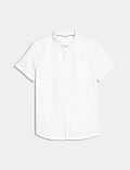 Pure Cotton Plain Shirt (6-16 Yrs)