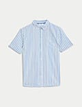 Pure Cotton Striped Shirt (6-16 Yrs)