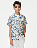 Pure Cotton Mini Me Printed Shirt (6-16 Yrs)