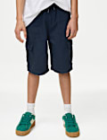 Pure Cotton Cargo Shorts (6-16 Yrs)