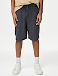 Pure Cotton Cargo Shorts (6-16 Yrs)