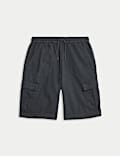 Pure Cotton Cargo Shorts (6-16 Yrs)
