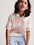 Pure Cotton Short Sleeve Rugby Shirt (6-16 Yrs)