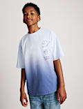 Pure Cotton Ombre Graphic T-Shirt (6-16 Yrs)