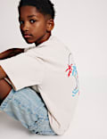 Pure Cotton Graphic T-Shirt (6-16 Yrs)