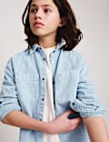 Pure Cotton Denim Shirt (6-16 Yrs)