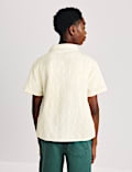 Pure Cotton Textured Shirt (6-16 Yrs)