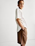 Linen Rich Shorts (2-16 Yrs)
