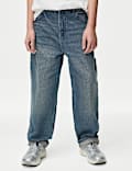 Pure Cotton Relaxed Jeans With Side Pocket (6-16 Yrs)