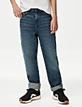 Relaxed Pure Cotton Jeans (6-16 Yrs)