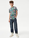 Pure Cotton Relaxed Fit Jeans (6-16 Yrs)