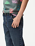 Pure Cotton Relaxed Fit Jeans (6-16 Yrs)