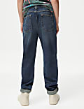 Pure Cotton Relaxed Fit Jeans (6-16 Yrs)