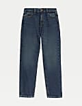 Pure Cotton Relaxed Fit Jeans (6-16 Yrs)