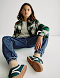 Jeans denim de algodón con cordón ajustable (6-16 años)
