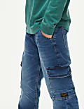 Denim Cargo Joggers (6-16 Yrs)