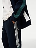 Cotton Rich Stripe Panel Joggers (6-16 Yrs)