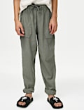 Linen Rich Trousers (6-16 Yrs)