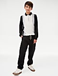 Chinos à taille élastique en coton coupe décontractée (du 6 au 16 ans)