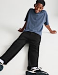 Relaxed Cotton Rich Elasticated Waist Chinos (2-16 Yrs)