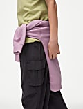 Pure Cotton Parachute Trousers (6-16 Yrs)