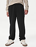 Cotton Blend Pique Trousers (6-16 Yrs)
