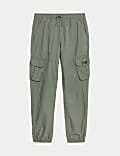 Pure Cotton Cargo Trousers (6-16 Yrs)