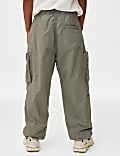 Pure Cotton Cargo Trousers (6-16 Yrs)